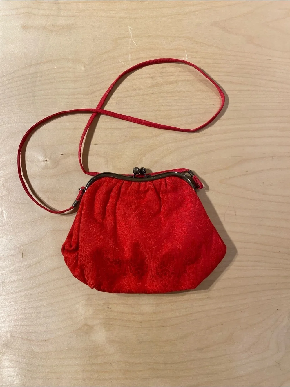 Mitzi Red Women's Crossbody Clutch Bag (RK)